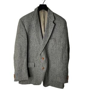 Harris Tweed Handwoven 100% pure scottish wool blazer men's size 44 large